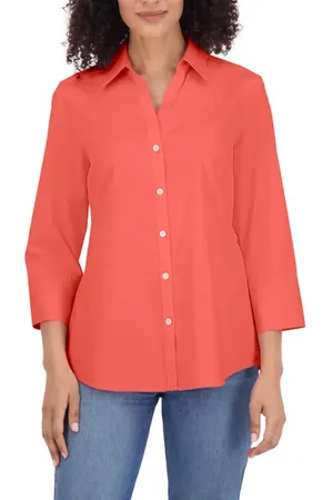 Foxcroft Mary Button-Up Blouse in at Nordstrom, Size 2