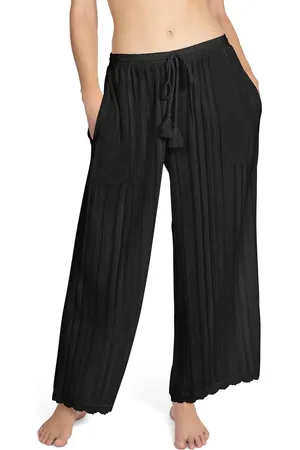 Robin Piccone Jo Wide Leg Cover-Up Pants in at Nordstrom, Size Small