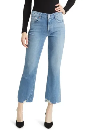 Le Jean Bella Chew Hem Ankle Flare Jeans in at Nordstrom, Size 26