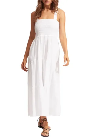 Seafolly Faithful Cover-Up Midi Sundress in at Nordstrom, Size X-Small