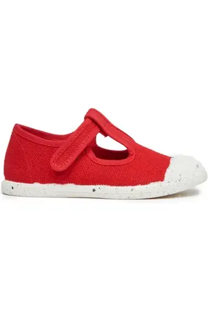 CHILDRENCHIC T-Strap Canvas Sneaker in at Nordstrom, Size 5Us