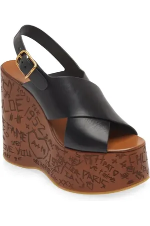 Chloé Maxime Wedge Sandal in at Nordstrom, Size 9Us
