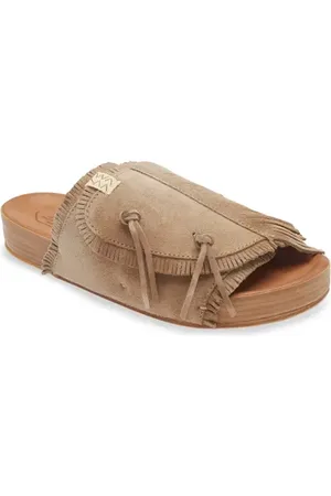 VISVIM Christo Folk Slide Sandal at Nordstrom, Size Medium