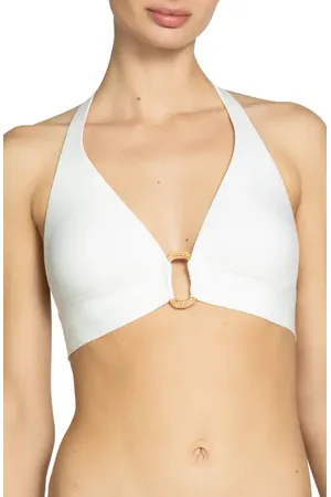 Robin Piccone Margot Ring Halter Bikini Top in at Nordstrom, Size X-Small