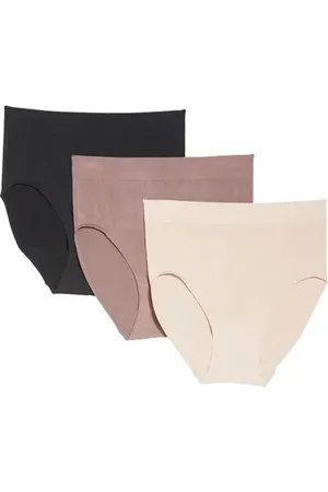 Wacoal 3-Pack Assorted B Smooth Seamless Briefs in at Nordstrom, Size Small
