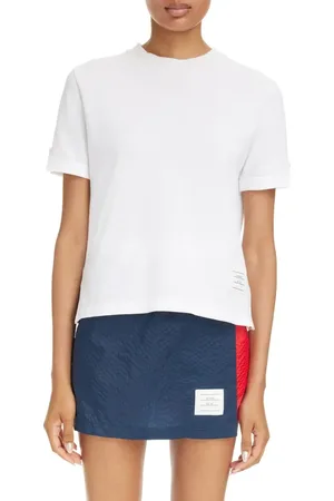 Thom Browne Sequin Crab Cotton Piqu?? T-Shirt in at Nordstrom, Size 0 Us
