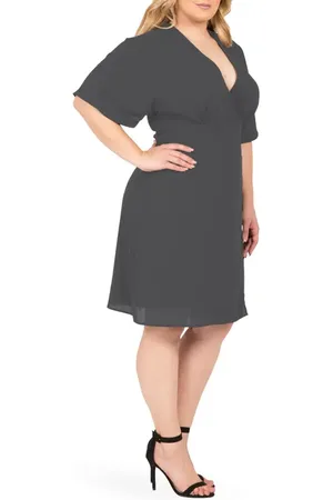 Standards & Practices Candice Georgette Wrap Dress in at Nordstrom, Size 1X
