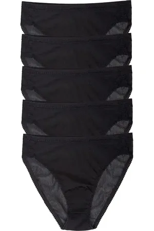 On Gossamer 5-Pack Mesh High Cut Briefs in at Nordstrom, Size Large