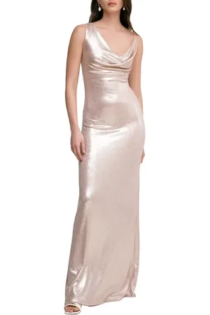 Marcella Liberty Metallic Gown in at Nordstrom, Size X-Small