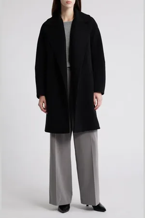Fleurette Jade Open Front Wool Coat in at Nordstrom, Size 16