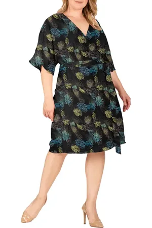 Standards & Practices Candice Georgette Wrap Dress in at Nordstrom, Size 1X