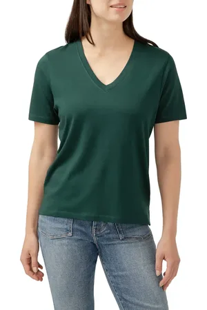 JAG V-Neck Cotton & Modal T-Shirt in at Nordstrom, Size Large