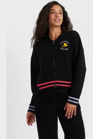 Chinti & Parker Snoopy Wool & Cashmere Bomber Jacket in at Nordstrom, Size X-Small