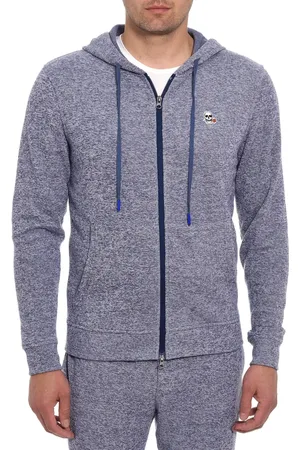 Robert Graham Atom Skull Appliqu?? Zip Hoodie in at Nordstrom, Size Small