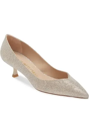 Stuart Weitzman Eva 50 Kitten Heel Pump in at Nordstrom, Size 6.5