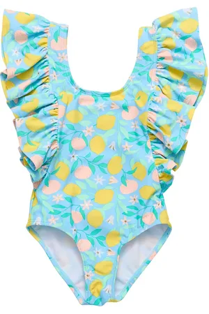 Snapper Rock Wide Frill One-Piece Swimsuit in at Nordstrom, Size 3-6M