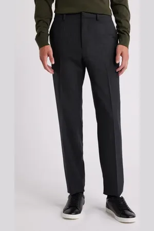 THEORY Mayer Herringbone Wool Blend Flannel Dress Pants in at Nordstrom, Size 30