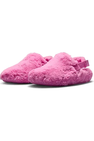 Nike Calm Faux Fur Mule in at Nordstrom, Size 5