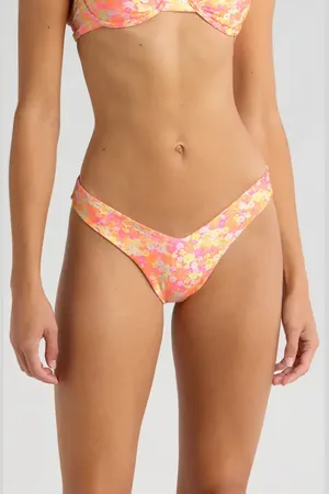 Kulani Kinis Retro Y Thong Bikini Bottoms in at Nordstrom, Size X-Large