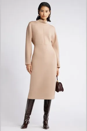 Nordstrom Mock Neck Midi Dress in at , Size Medium