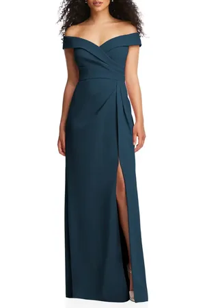 AFTER SIX Off the Shoulder Crepe Gown in at Nordstrom, Size 0