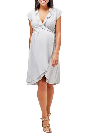 Nom Maternity Marina Maternity/Nursing Wrap Dress in at Nordstrom, Size X-Small