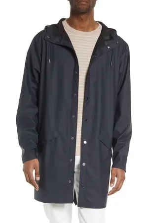 Rains Waterproof Longline Jacket in at Nordstrom, Size Large