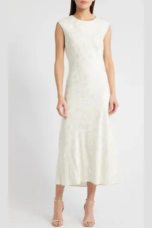 WAYF The Darla Floral Jacquard Cocktail Dress in at Nordstrom, Size Xx-Small