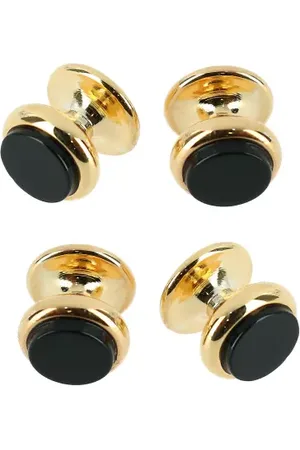 Trafalgar Sutton Tuxedo Stud Set Genuine Onyx in at Nordstrom
