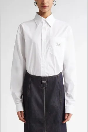 COPERNI Poplin Button-Up Bodysuit in at Nordstrom, Size 2 Us