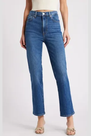 Frame Le Sleek High Waist Ankle Straight Leg Jeans in at Nordstrom, Size 24