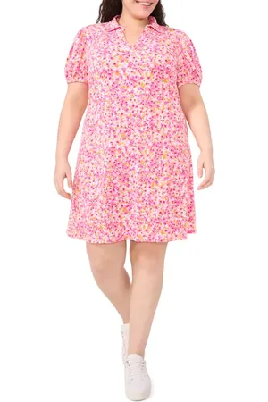 CE&CE Floral Knit Dress in at Nordstrom, Size 3X