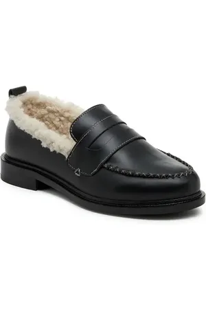Kelsi Dagger Lens Faux Shearling Lined Loafer in at Nordstrom, Size 9