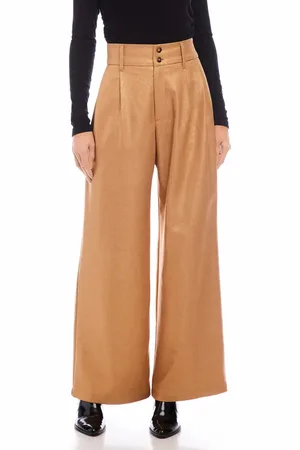 Fifteen Twenty Sadie High Waist Wide Leg Pants in at Nordstrom, Size Medium