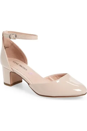 Steve Madden Prettyy Ankle Strap Block Heel Pump in at Nordstrom, Size 13 M