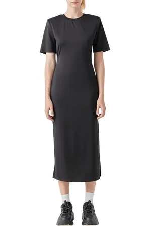 Grey Lab Power Shoulder Maxi Dress in at Nordstrom, Size X-Small