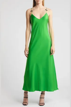 WAYF The Kelly Satin Slipdress in at Nordstrom, Size X-Small