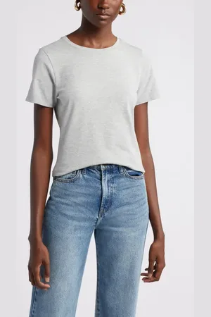 Nordstrom Pima Cotton Blend Crewneck T-Shirt in at , Size X-Small