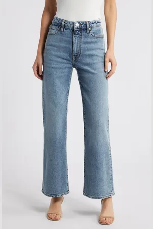 Frame The Pixie Arrow High Waist Relaxed Bootcut Jeans in at Nordstrom, Size 26P