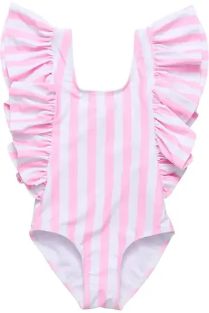 Snapper Rock Wide Frill One-Piece Swimsuit in at Nordstrom, Size 18-24M