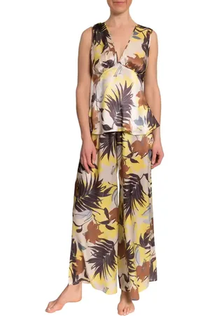 EVERYDAY RITUAL Ilsa Emily Satin Pajamas in at Nordstrom, Size X-Small