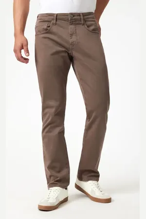 Mavi Matt Relaxed Straight Leg Twill Pants in at Nordstrom, Size 33 X 32