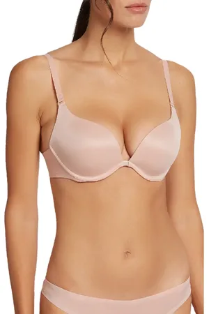 Wolford Sheer Touch Underwire Push-Up Demi Bra in at Nordstrom, Size 34D