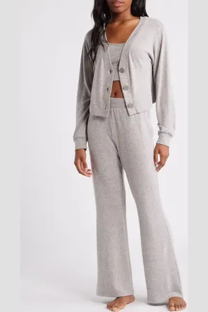 Open Edit Cozy Rib 3-Piece Lounge Set in at Nordstrom, Size Medium