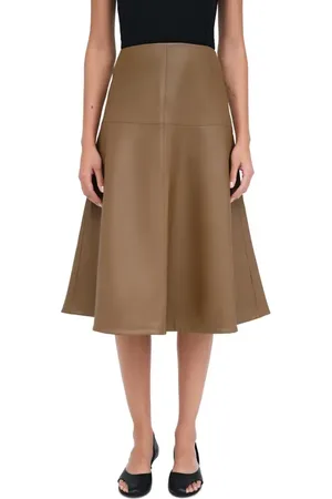 Marcella Lexi Faux Leather A-Line Skirt in at Nordstrom, Size X-Small