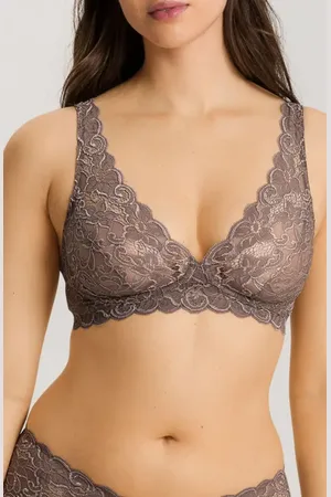 Hanro Luxury Moments Lace Wireless Bra in at Nordstrom, Size 32B
