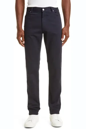 Ermenegildo Zegna City Fit Stretch Cotton Pants in at Nordstrom, Size 32