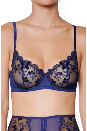 Huit Papillion Embroiered Unlined Underwire Bra in at Nordstrom, Size 34C