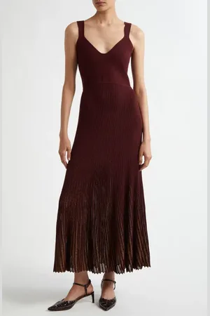 ULLA JOHNSON Zariah Shimmer Sleeveless Maxi Dress in at Nordstrom, Size Small