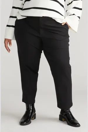 UNIVERSAL STANDARD Orchard High Waist Stretch Twill Crop Pants in at Nordstrom, Size 4Xl